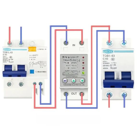 Реле напруги з цифровим дисплеєм XPRO TOVPD1-60-EC (234573614_381) | Зображення 5