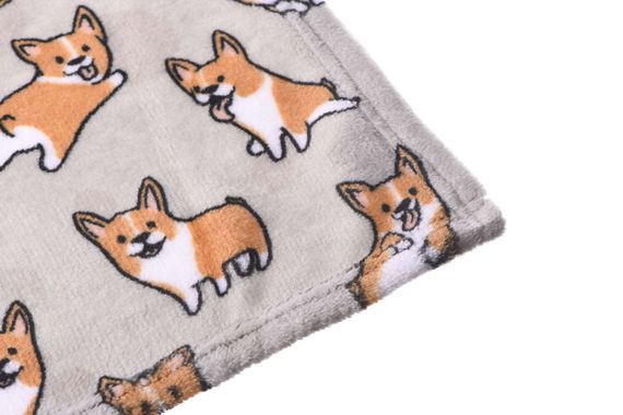 Плед Ardesto Flannel 160х200см коргі (ART0109PB) | Зображення 5