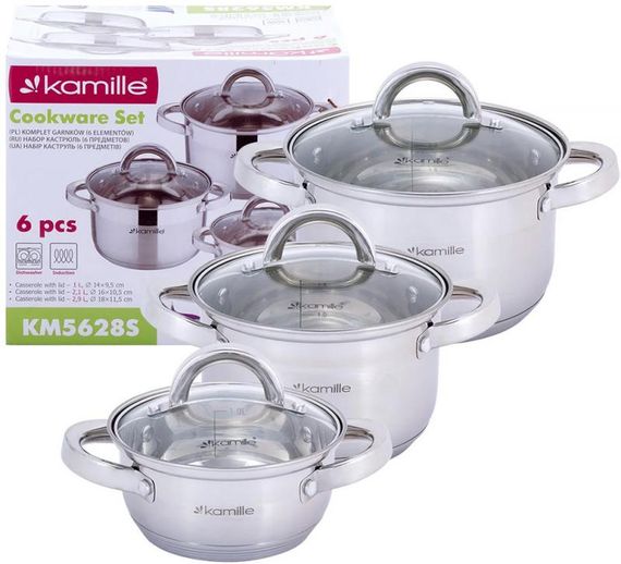 Каструлі Cookware Set 3штуки | Зображення 6