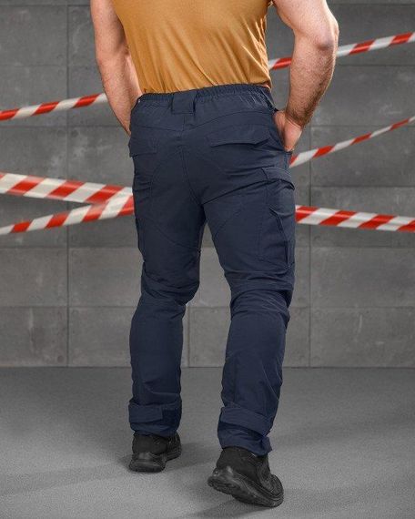Стрейчеві тактичні штани Cambodia сині дснс НП5184 | Зображення 2