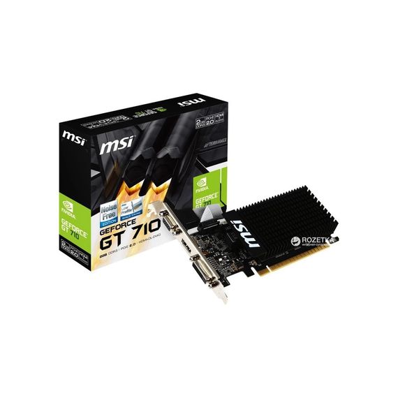 Відеокарта GeForce GT710 2048Mb MSI (GT 710 2GD3H LP) | Зображення 1