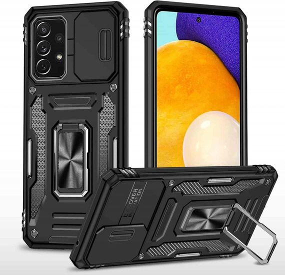 Ударостійкий чохол Camshield Army Ring для Samsung Galaxy A33 5G Чорний / Black