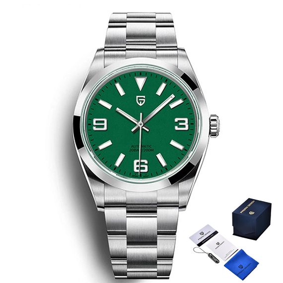 Годинник P2agani Design PD-1692 Silver-Green