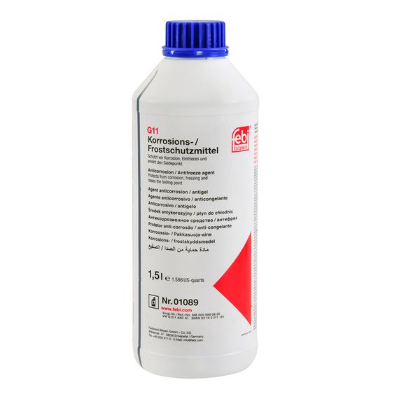 Антифриз Febi Аntifreeze Синій G11 1.5л.