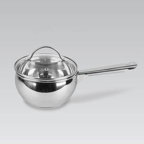 Ковш кухонный Maestro MR-3516-16S, 1.5 л, 16 см, из нержавеющей стали с крышкой, для всех типов плит