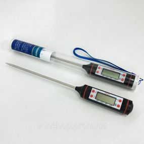 Термометр для прожарювання м'яса JR-1/TP101, Градусник щуп для м'яса, Точний термометр з виносним щупом JI-58