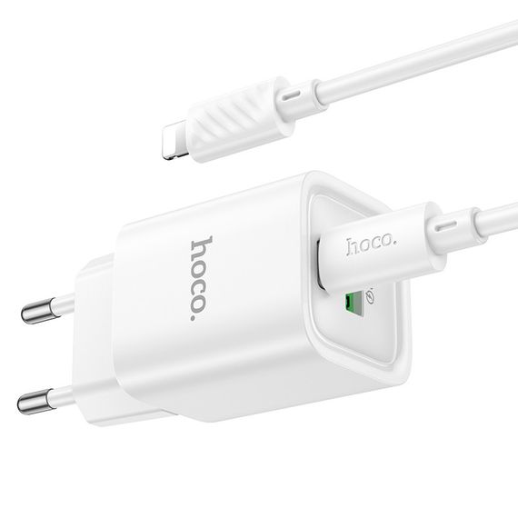 Набір СЗУ HOCO C149A+Type-C/Lighting кабель, 1xUSB+1xUSB-C, PD30W+QC3.0 | Зображення 4