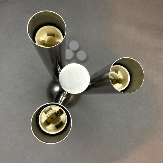 Потолочный светильник Paulmann Gala Traversa 3x10W, E14, 230V на три лампы, люстра металлическая серебристая | Зображення 3