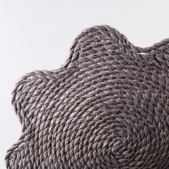 Серветка сервірувальна на стіл Ø38 (см) під тарілки і столові прибори Сірий HP-35-1G | Зображення 1