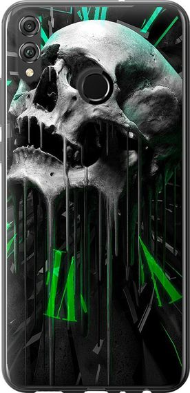 Чехол на Huawei Honor 8X Череп-часы "4100u-1596-17620"