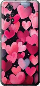 Чохол на Xiaomi Poco M4 Pro Сердечка 4 із силікону FCh_019961