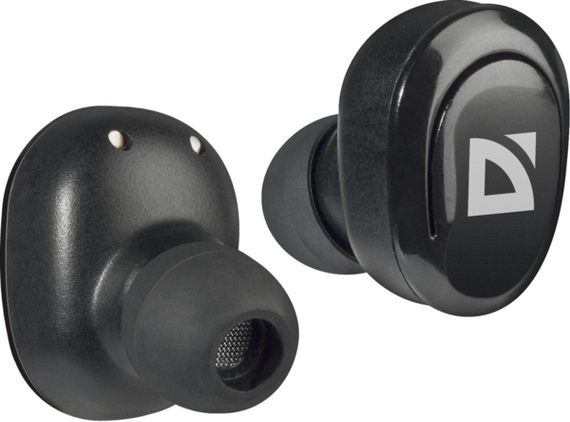 Гарнітура Defender Twins 635 TWS Bluetooth, Black (63635)