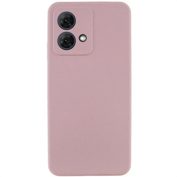 Чехол Silicone Cover Ummi Lakshmi Full Camera (AA) для Motorola Moto G84 Розовый / Pink Sand