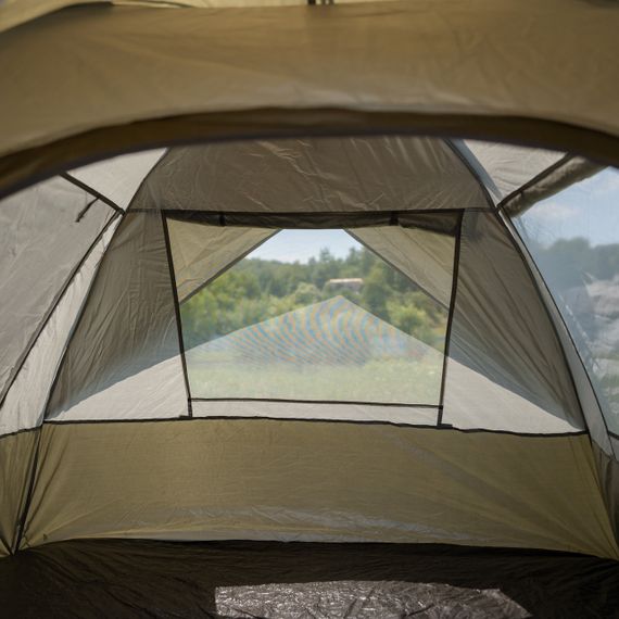 Палатка автоматическая трехместная 2*2 (м) кемпинговая LU-0016GR Хаки | Зображення 3