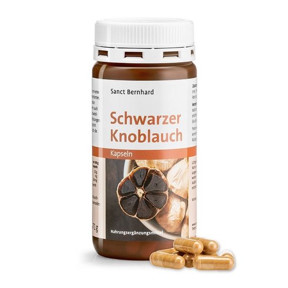 Часник Sanct Bernhard Schwarzer-Knoblauch 500 mg 120 Caps