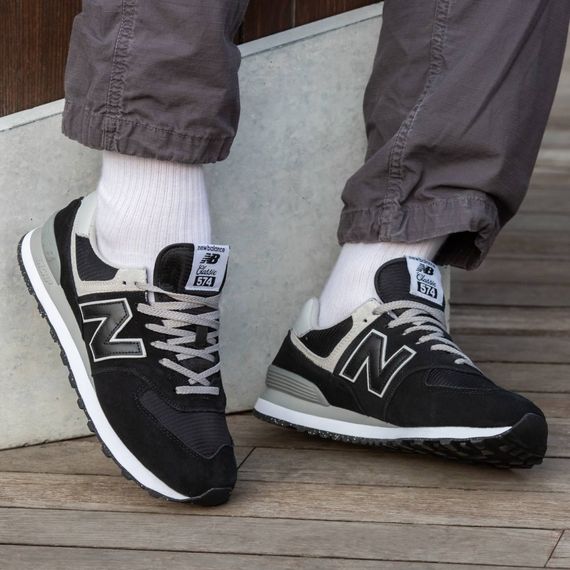 Кросівки літні New Balance сітка чорні | Зображення 6