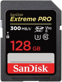 Карта пам'яті SanDisk 128GB SDXC C10 UHS-II U3 V90 R300/W260MB/s Extreme Pro (SDSDXDK-128G-GN4IN)