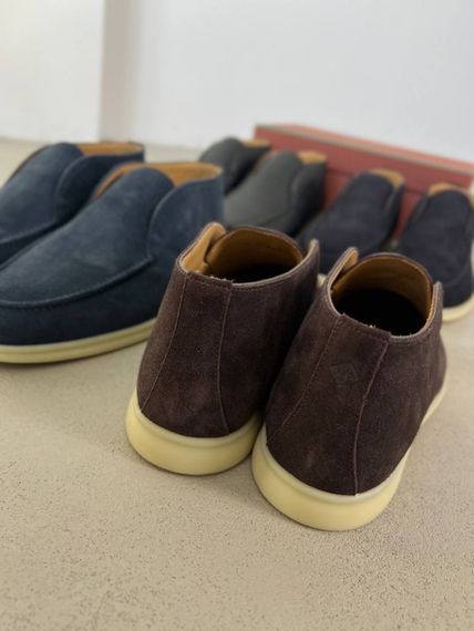 Лофери Loro Piana Open Walk темно-коричневого кольору ob436 | Зображення 9