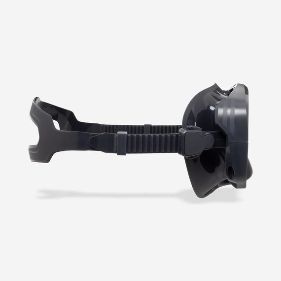 Маска для підводного плавання протитуманна 100 чорна/сіра - M | Зображення 4