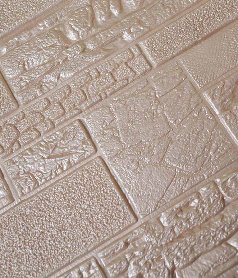 Самоклеюча декоративна 3D панель Єгипет рожеве золото Loft Expert 700x700x5 мм | Зображення 1