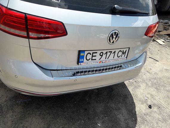 Накладка на задний бампер Carmos V1 (SW) для Volkswagen Passat B8 2015-2024 гг | Зображення 8