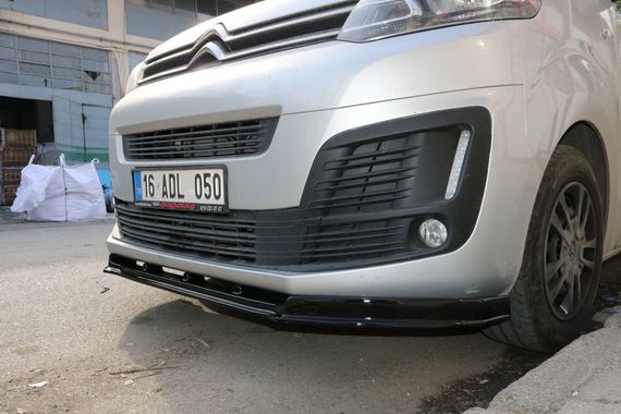 Передня лип накладка (ABS) для Opel Zafira Life 2019- рр | Зображення 4