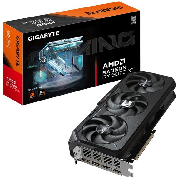 Відеокарта GIGABYTE Radeon RX 9070 XT 16Gb GAMING (GV-R9070XTGAMING-16GD) | Зображення 9