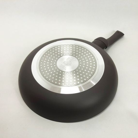 Сковорода алюмінієва 24 см WELL DONE WD-1014B індукція, сковорода з індукційним дном, якісна | Зображення 1