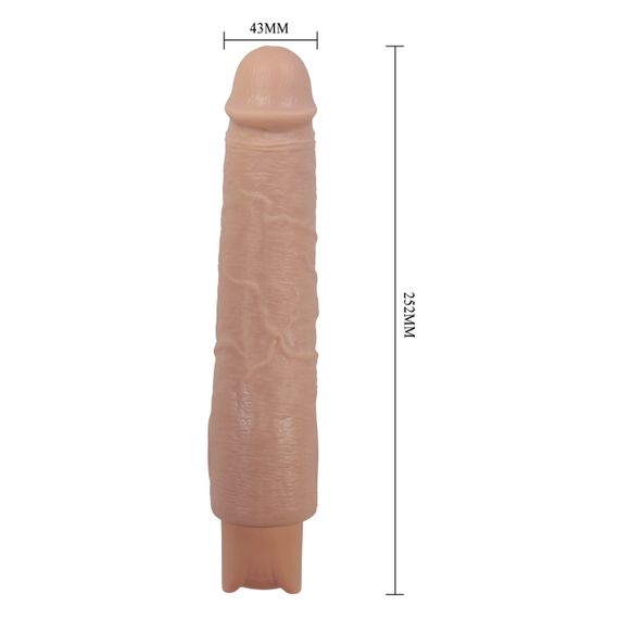 Реалістичний вібратор - Pretty Love Soren Realistic Vibrating Dildo Flesh Sex Aura | Зображення 8