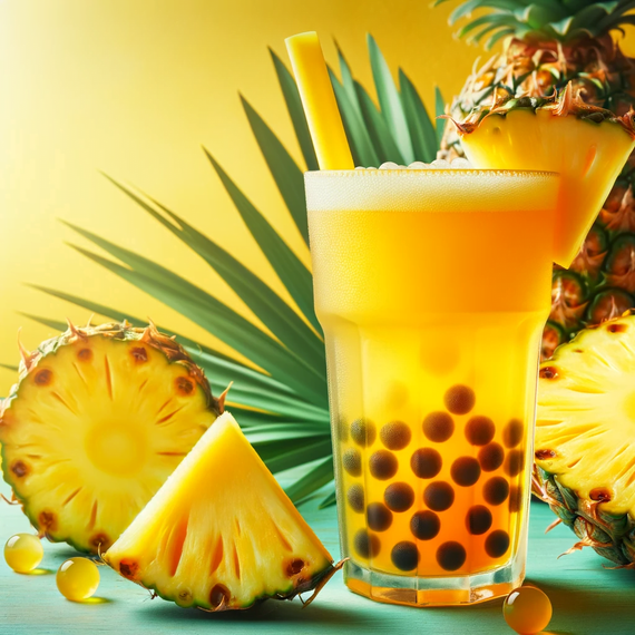 Bubble tea Перлини Ананас 3.2 кг TM BoBoQ | Зображення 1