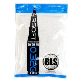 Кульки для страйкболу BLS BLS-WHITE-032-1 0.32 1 кг 3125 шт білі