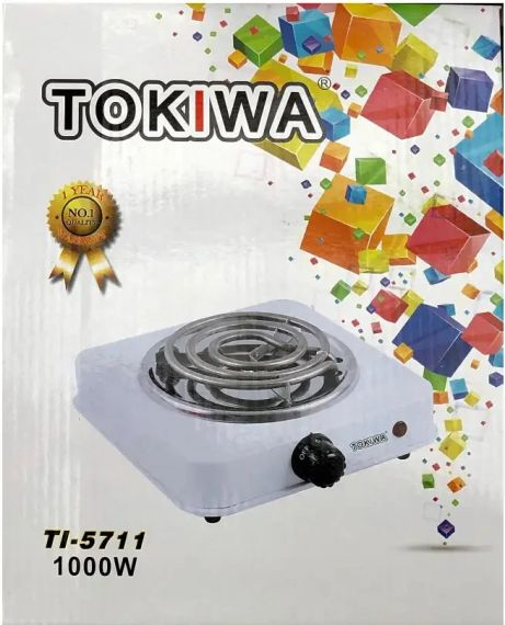 Плита електрична одноконфоркова спіральна Hot Plate Tokiwa Tl5711 (1000W 220V/50Hz) | Зображення 2