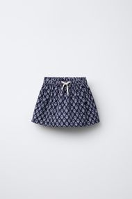 Дитяча вельветова спідниця-шорти для дівчинки Zara 86 см Темно-синя (26021008A)