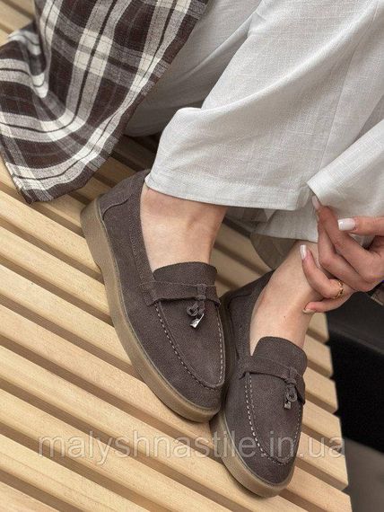 Женские лоферы seanly grey ДЛ7298 | Зображення 6