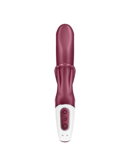 Вибратор-кролик Satisfyer Love Me Red, гибкий, отросток с тройным кончиком | Зображення 3