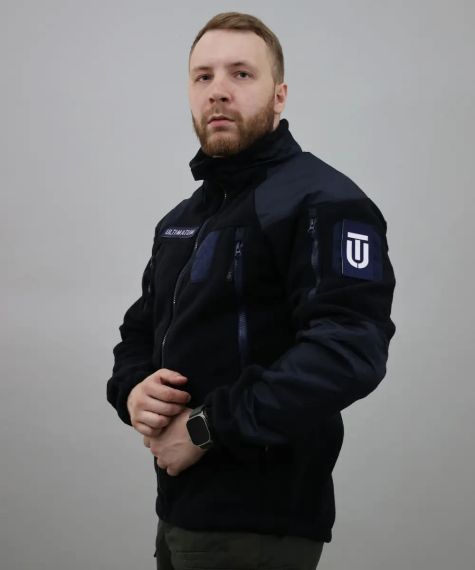 Кофта флис Ultimatum Delta Синяя, Флиска мужская синяя ДСНС на молнии | Зображення 1