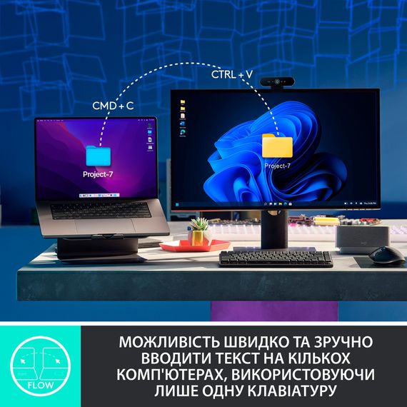 Клавіатура Logitech MX Mechanical Mini Minimalist Graphite (920-010780) | Зображення 8