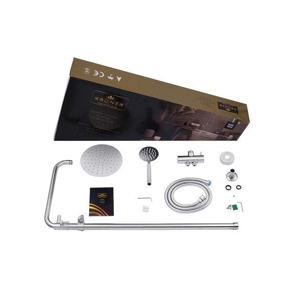Душова система Kroner KRP Edelstahl Klassisch - ESG231 Flex (CV029978) | Зображення 6