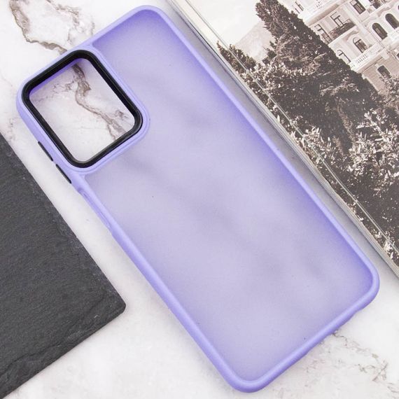 Чехол TPU+PC Lyon Frosted для Motorola Moto E13 Purple | Зображення 3
