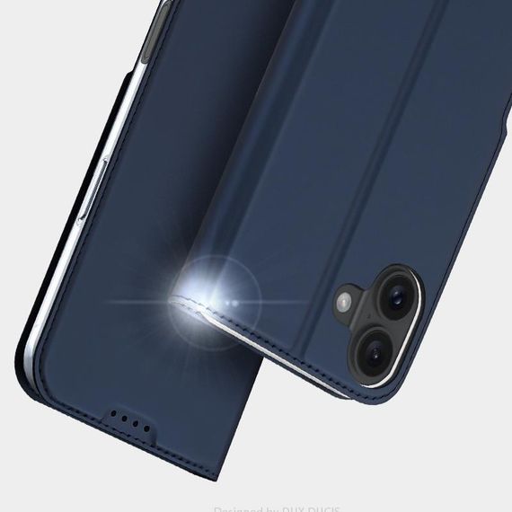Чохол-книжка Dux Ducis з кишенею для візиток для Apple iPhone 16 (6.1") Синій | Зображення 4