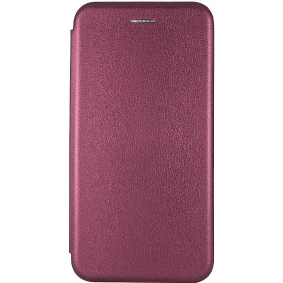 Кожаный чехол-книжка Classy для Apple iPhone 13 / 14 (6.1") Бордовый