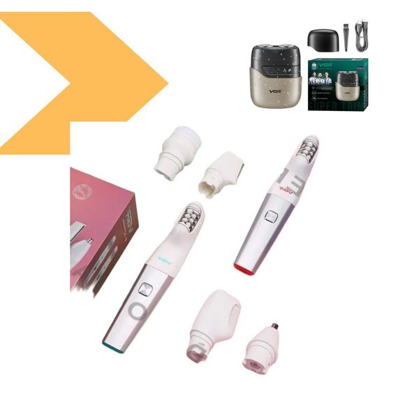 Електробритва роторна VGR V-345 GREY з водонепроникним корпусом IPX7 (45694-V-345 GREY_296) | Зображення 1