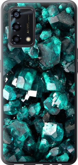 Чехол на Oppo A95 Кристаллы 2 "3674u-2345-17620"