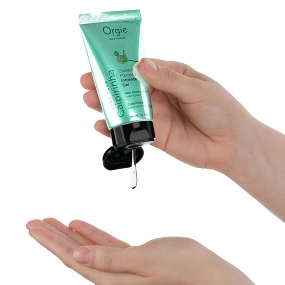 Лубрикант на водній основі Orgie Lube Tube Cocktail Caipirinha, 50 мл, смак цитрусового коктейлю | Зображення 1