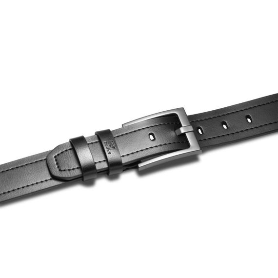 Ремінь чоловічий шкіряний Semi Line Black (P8236-0 XL) | Зображення 1