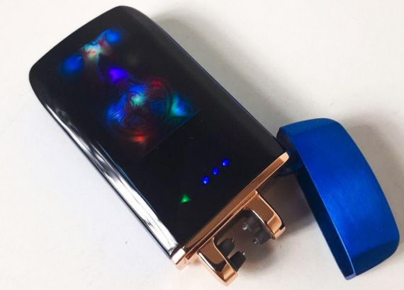 Електронна сенсорна запальничка USB ZGP-70 Акумуляторна LM-185 запальничка подарункова | Зображення 1