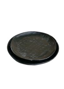 Тарілка десертна Декор Кераміка Total graphite plus ТГП-210 21 см