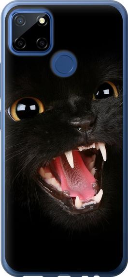 Чехол на Realme C12 Чёрная кошка "932u-2240-17620"
