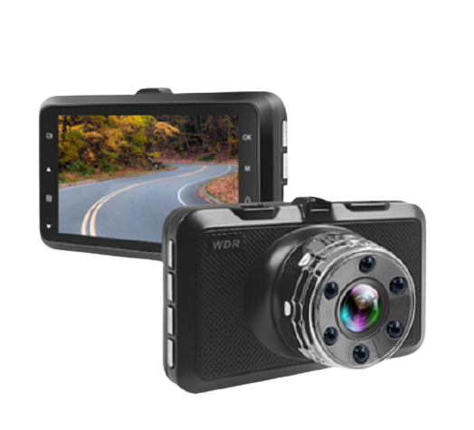Відеореєстратор FullHD зі світлодіодним лампою, індикацією (3 "LCD екран 1920x1080, кольорова камера CMOS) з двома камерами і ІК-підсвічуванням XPRO DRIVE XT696
