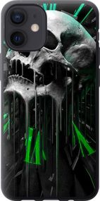 Чехол на iPhone 12 Mini Череп-часы "4100u-2071-17620"